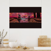 WASSERPROBE /HYPERIONENWELT ,SCI-Fi Poster (Küche)