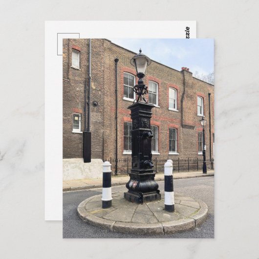 Wasserpumpe, Holborn, London, UK Postcard Postkarte (Vorne/Hinten)