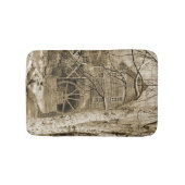 Wasserrad Badematte (Vorderseite)