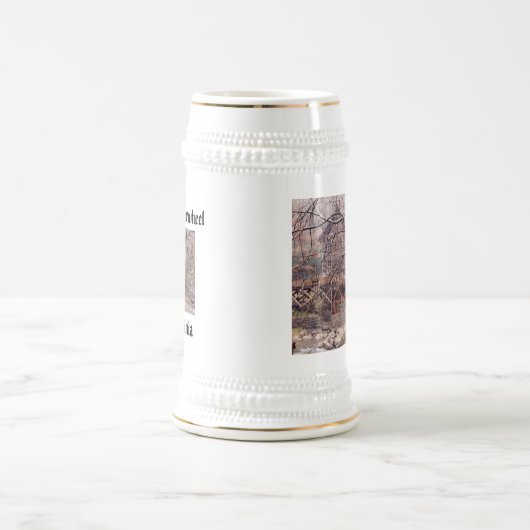 Wasserrad Bierglas (Mittel)