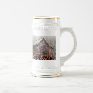 Wasserrad Bierglas