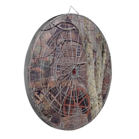 Wasserrad Dartscheibe (Vorderseite Links)