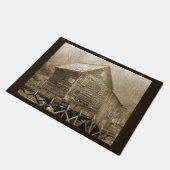 Wasserrad Fußmatte (Schrägansicht)