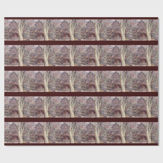 Wasserrad Geschenkpapier (Flach)