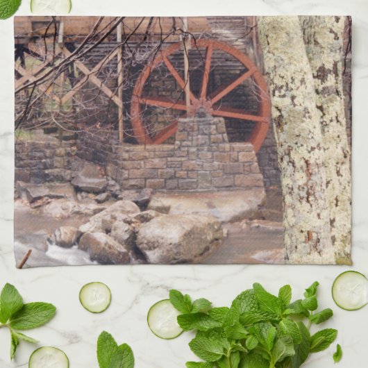 Wasserrad Handtuch (Gefaltet)