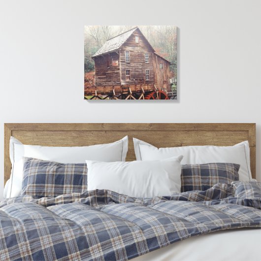 Wasserrad Leinwanddruck (Insitu (Schlafzimmer))