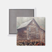 Wasserrad Magnet (Vorderseite/Rückseite)