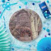 Wasserrad Pappteller (Party)