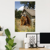 Wasserrad Poster (Heimbüro)