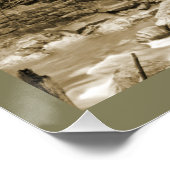 Wasserrad Poster (Ecke)