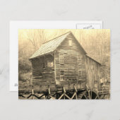 Wasserrad Postkarte (Vorne/Hinten)