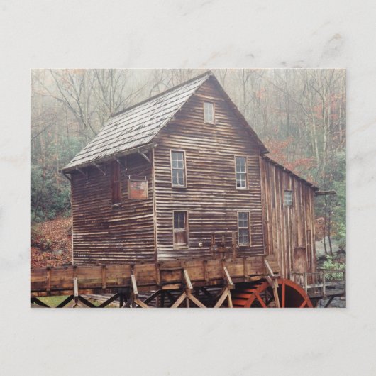 Wasserrad Postkarte (Vorderseite)