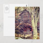 Wasserrad Postkarte (Vorne/Hinten)