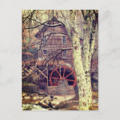 Wasserrad Postkarte (Vorderseite)