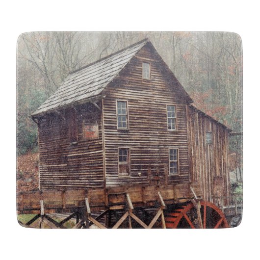 Wasserrad Schneidebrett (Vorderseite)