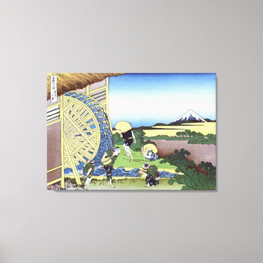 Wasserräder bei Onden Leinwanddruck (Vorderseite)