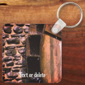 Wasserrädernatur Personalisiert Schlüsselanhänger (Rückseite)