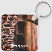 Wasserrädernatur Personalisiert Schlüsselanhänger (Rückseite)