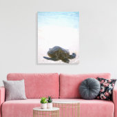 Wasserrand Leinwanddruck (Insitu (Wohnzimmer))