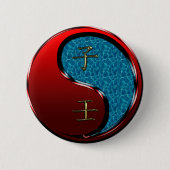 Wasserratte Button (Vorderseite)