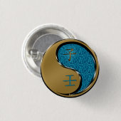 Wasserratte Button (Vorne & Hinten)