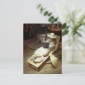 Wasserratte genießt das Leben an Bord Postkarte (Stehend Vorderseite)