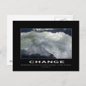 Wasserrauschen Motivierend Postkarten (Vorne/Hinten)