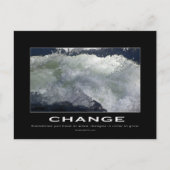 Wasserrauschen Motivierend Postkarten (Vorderseite)