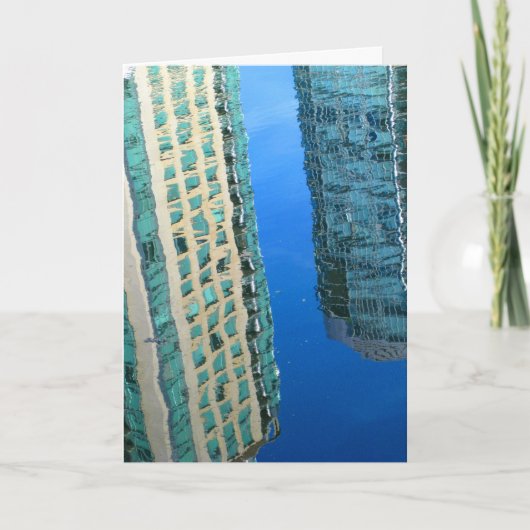 Wasserreflektion Karte (Vorderseite)