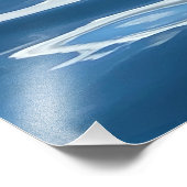 Wasserreflektionen Fotodruck (Ecke)