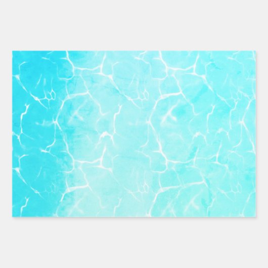 Wasserreflektionen Geschenkpapier Set (Vorderseite 2)