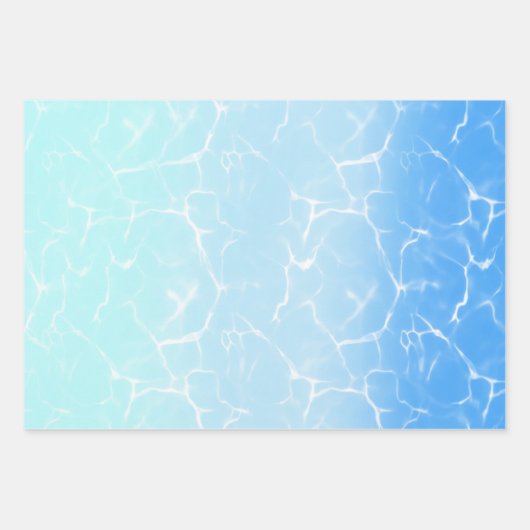 Wasserreflektionen Geschenkpapier Set (Vorderseite)