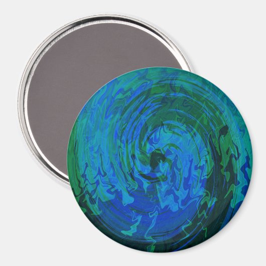 Wasserreflektionen.... Magnet (Vorderseite/Rückseite)