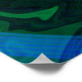 Wasserreflektionen.... Poster (Ecke)