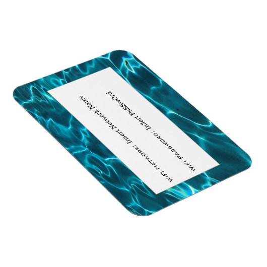 Wasserreflektionen WLAN-Details Magnet (Rechte Seite)