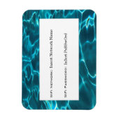 Wasserreflektionen WLAN-Details Magnet (Vertikal)