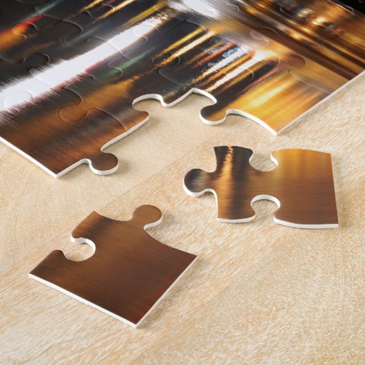 Wasserreflexionen in Oslo, Norwegen Puzzle (Seite)