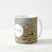 Wasserreflexions-Monogramm-Mokkatasse Kaffeetasse (VorderseiteRechts)