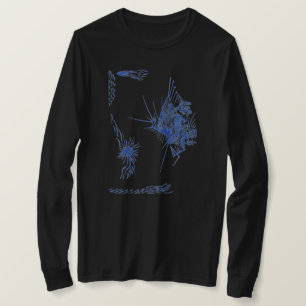 Wasserreiche Farbige Abstrakte Stammes-Tattoo-Kuns T-Shirt