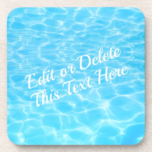 Wasserreifen Pool Party Beach Party Sommer Party Getränkeuntersetzer (Vorderseite)