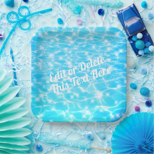 Wasserreifen Pool Party Beach Party Sommer Party Pappteller (Party)