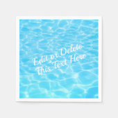 Wasserreifen Pool Party Beach Party Sommer Party Serviette (Vorderseite)