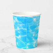 Wasserreifen Pool Party Sommerstrand Party modern Pappbecher (Rechts)
