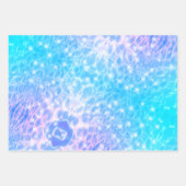 Wasserreifen Wasser Texturen moderne schicke elega Geschenkpapier Set (Vorderseite)