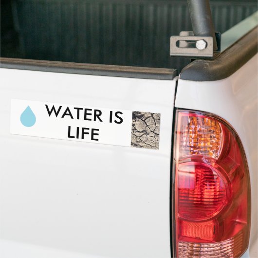 Wasserreinhaltung - Wasser ist Leben Autoaufkleber (Auf Lkw)