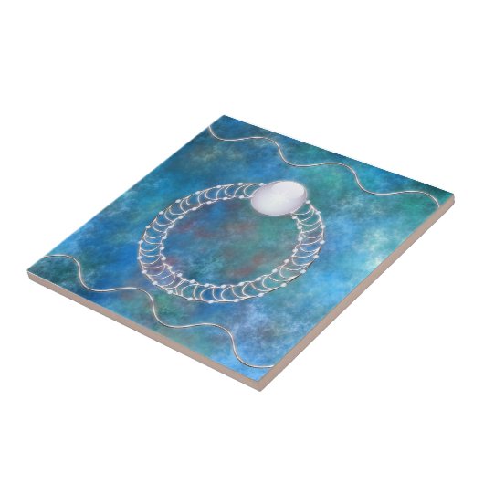 Wasserring Fliese (Seite)