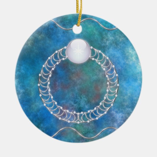 Wasserring Keramikornament (Vorne)
