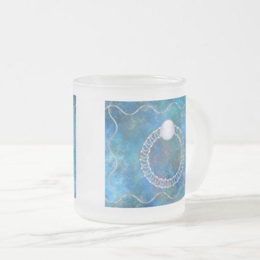 Wasserring-Tasse Mattglastasse (VorderseiteRechts)