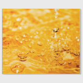 Wasserrippeln flüssige saubere Oberfläche Geschenkpapier (Flach)