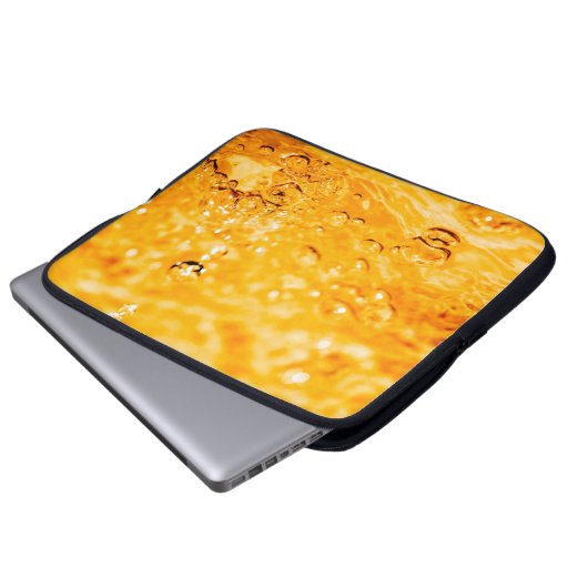 Wasserrippeln flüssige saubere Oberfläche Laptopschutzhülle (Vorne Knopf)